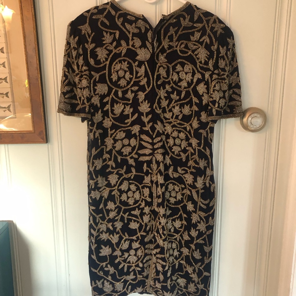 A Lawrence Lazarus beaded dress